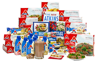 Atkins Shakes, Frozen Meals and other products