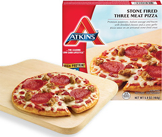 In 2014, Atkins created Frozen Pizza for a lower carb diet