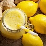 Keto creamy lemon smoothie