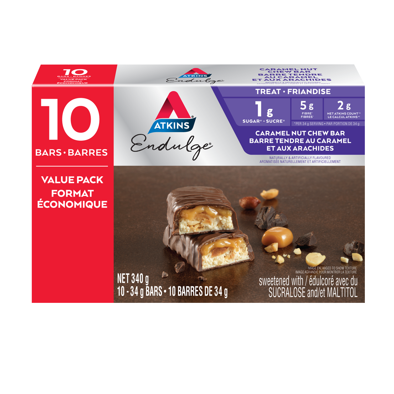 Caramel Nut Chew Bar - Value Pack