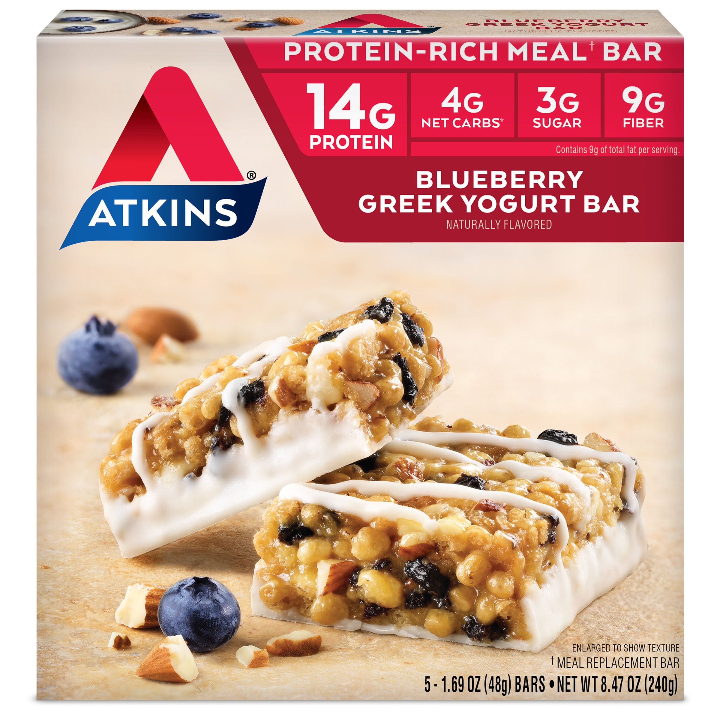 Blueberry Greek Yogurt Bar