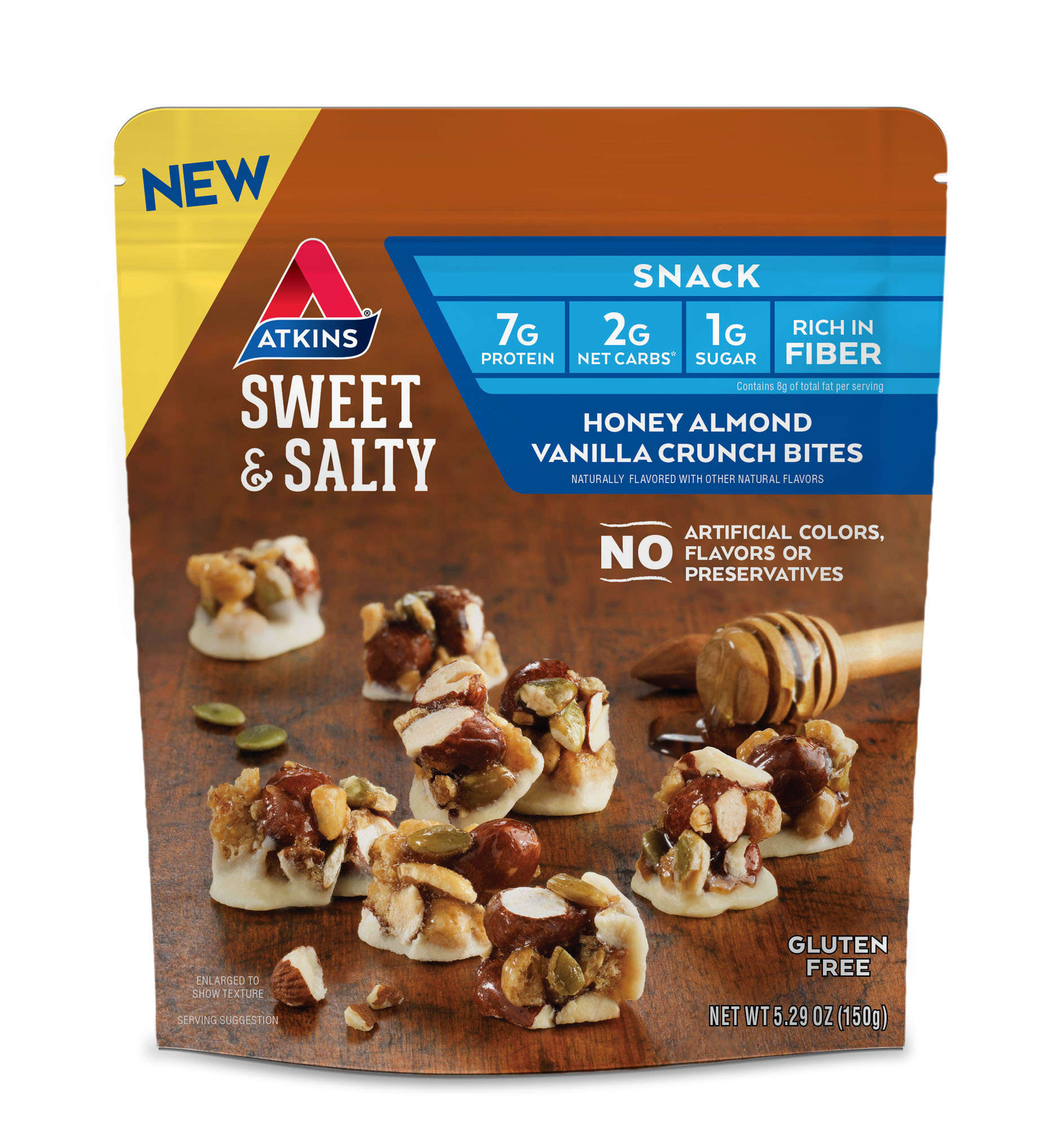Sweet & Salty Honey Almond Vanilla Crunch Bites