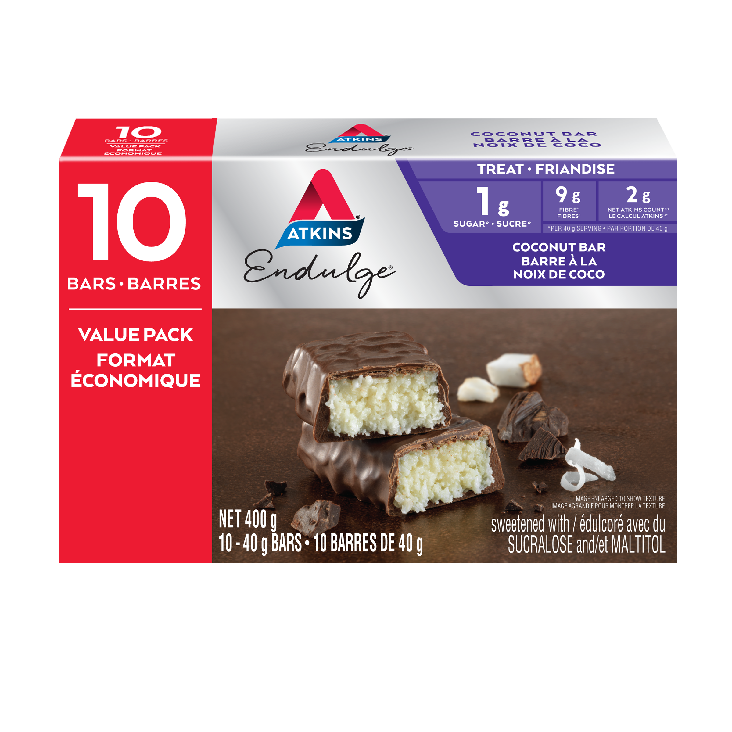 Barre à la noix de coco - format économique