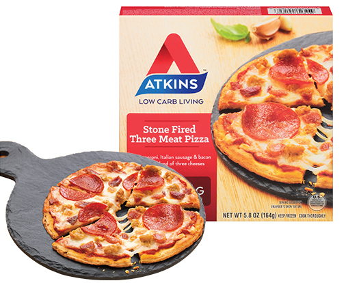 Stone Fired Three Meat Pizza